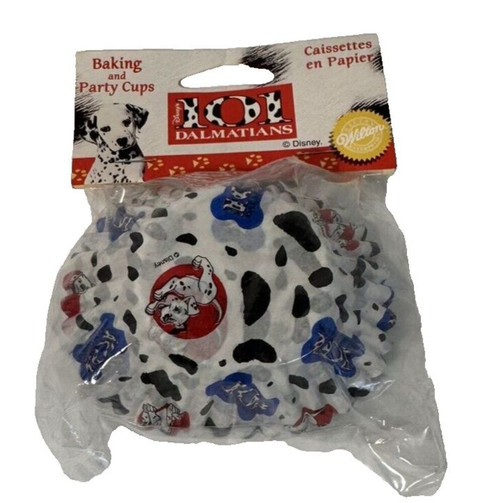 Vintage Disney 101 Dalmatians Baking Cups 50 Count